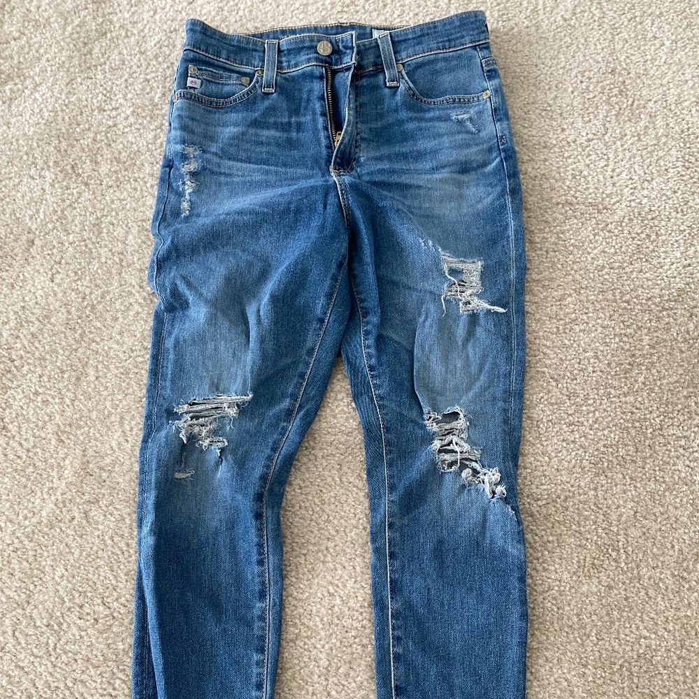 AG Mila Ankle Super High Rise Skinny